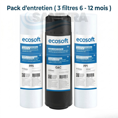 Pack de 3 Filtres (Pré-filtration) - Eco-Soft 5 Étapes :