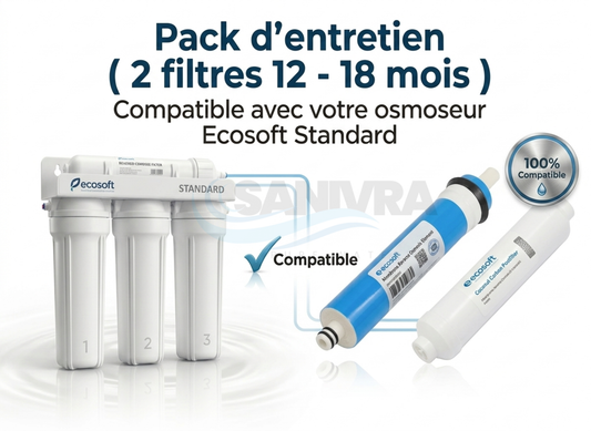 Pack de 2 Filtres (Purification & Finition) - Eco-Soft 5 Étapes